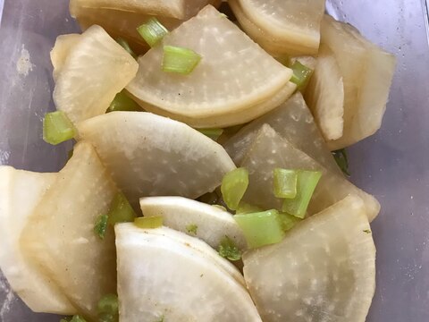 少量残った大根で！大根の煮物風